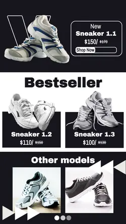 Product Fashion Sneakers Promotion