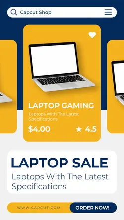 Electronic Laptop Sale Instagram Story
