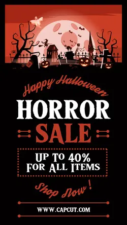 Halloween Horror Sale Instagram Story