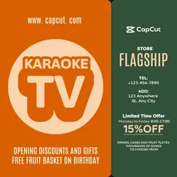 Entertainment Karaoke Limited-time offer Retro