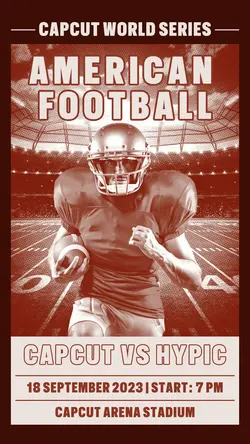 Other American Football Match Poster TikTok Post