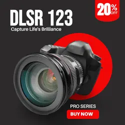 E-commerce Electronics Camera Product Display