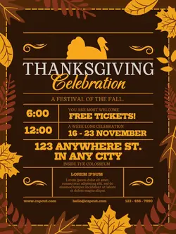 Thanksgiving Poster