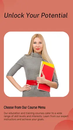 Education and training Menu