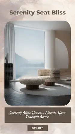 Household Accessories and Space Saving Furniture - Instagram Furniture Ads - Instagram Story