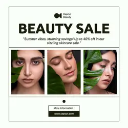 Summer Sale Skincare Instagram post