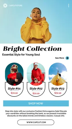 Fashion Bright Collection Product Display
