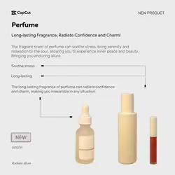 Personal care Perfume Display Minimalist