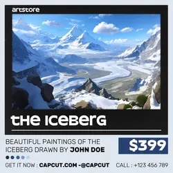 Home Decoration Landscape Paintings Instagram Post