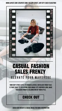 Casual Fashion Display Instagram Story