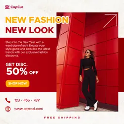Fashion New Look Collection Sale Instagram Post