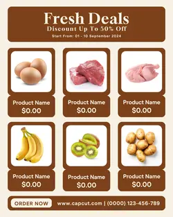 grocery fresh deals instagram post