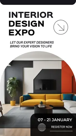 Instagram Story - Bold Theme Interior expo