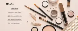 Cosmetics and Personal Care Product Showcase - Minimalistic Style for Facial Care
