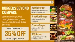 Burgers Beyond Promotion YouTube Thumbnail