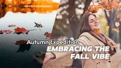 Youtube Thumbnail - Vlog Travel Autumn Expedition Embracing the Fall Vibes
