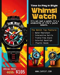 Fashion Playful Watch Product Display Instagram Po