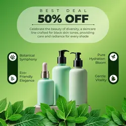 E-commerce Beauty & personal care product display