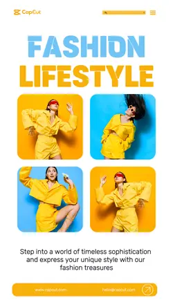 Fashion lifestyle Promotion instagram story