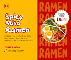 Food and Beverage Promotion Facebook Post