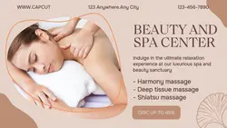 Personal Care Beauty and SPA Center Promotion twitter post
