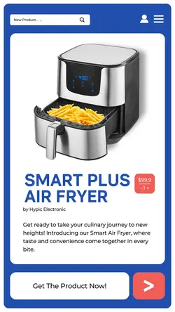 Electronic Air Fryer Promotion Instagram Story