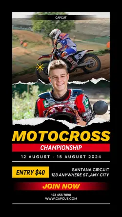Motocross Championship Instagram Post