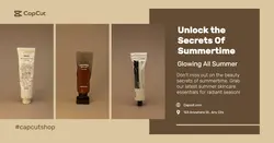 Skincare Product Display Facebook Ad