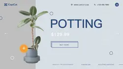 Household Potting Display natural
