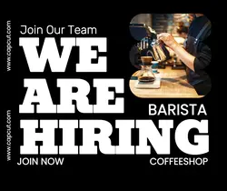 Business Recruitment Barista Coffee Shop