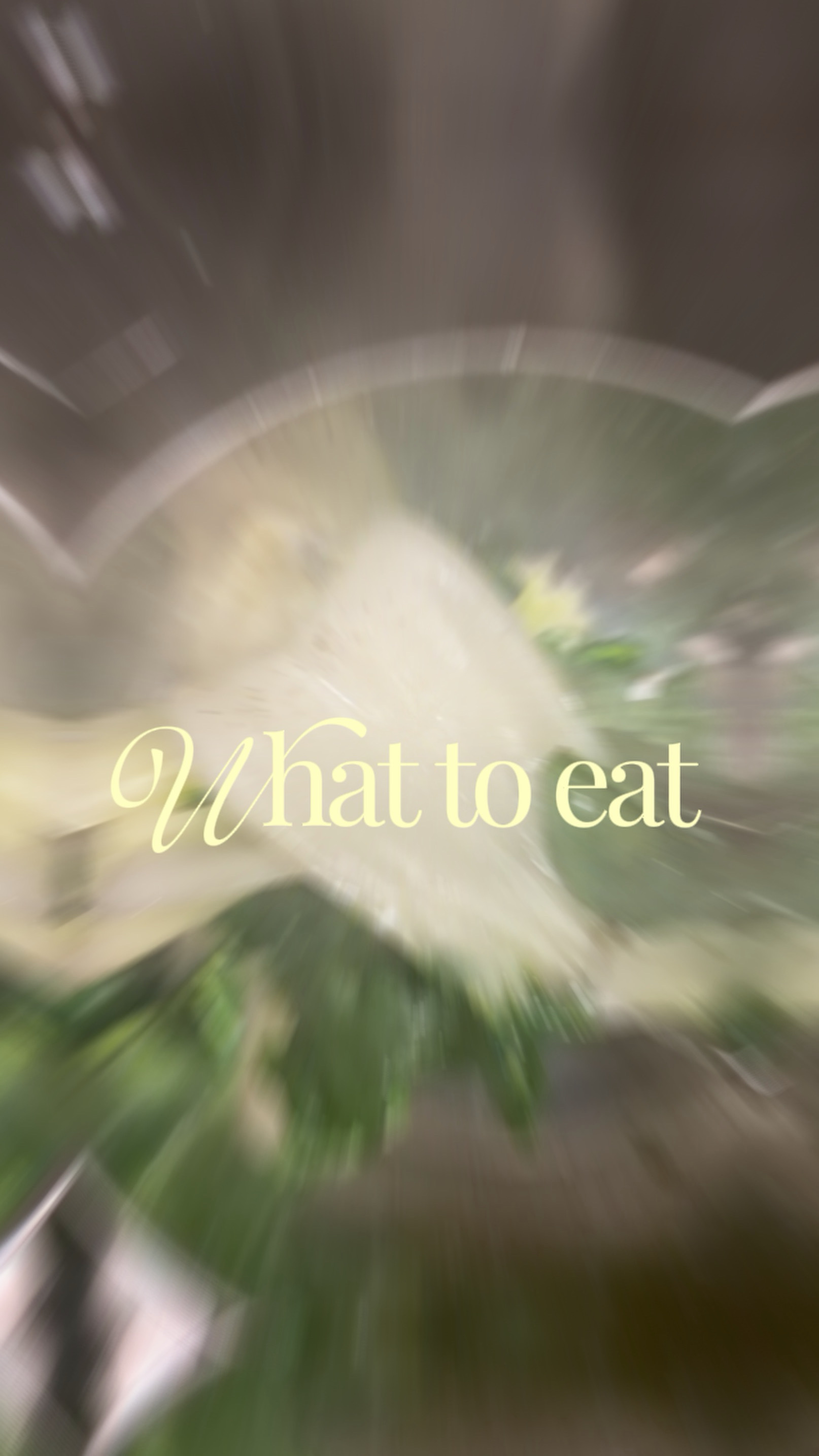 Qué comer
