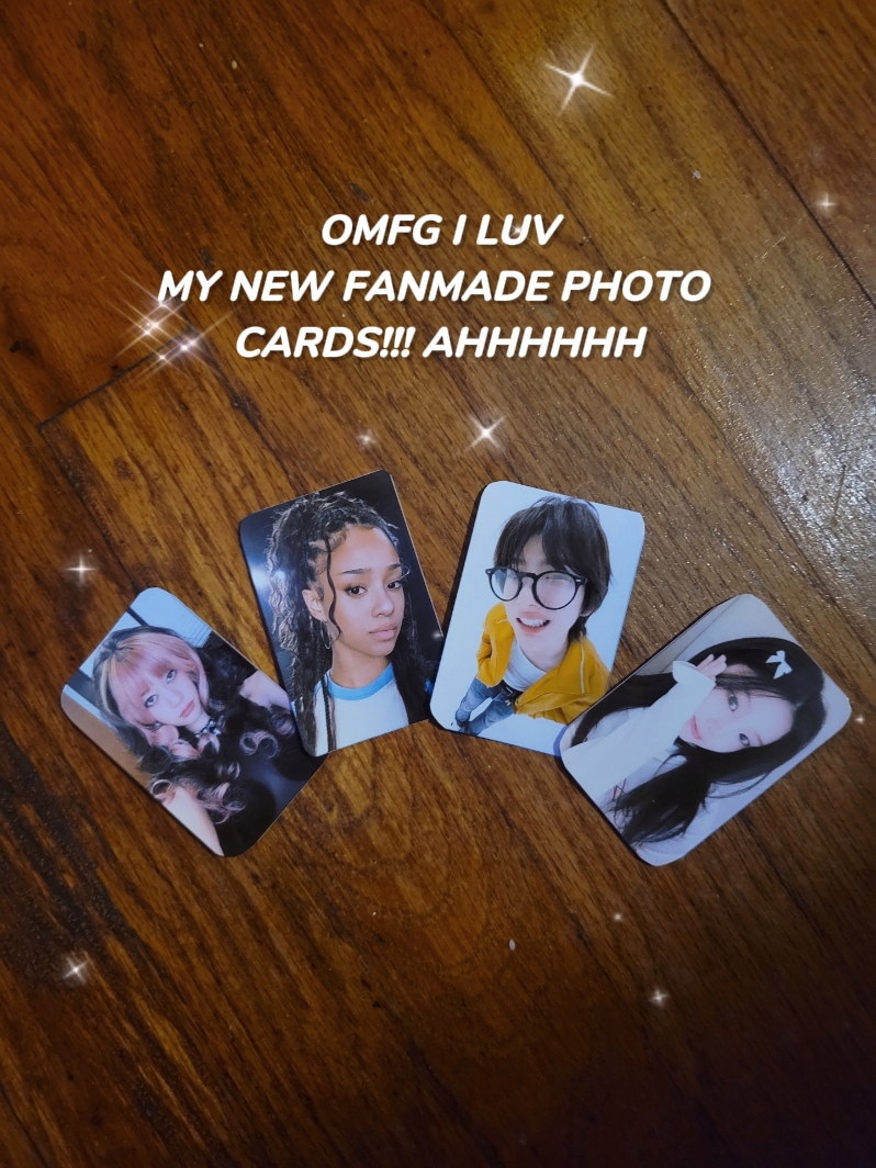 Cartões de fotos fanmade!