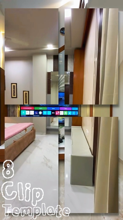 8 clip Template 