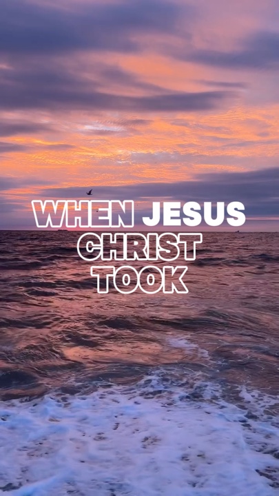 Jesus took your sins