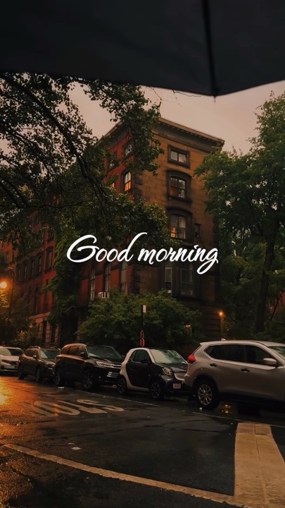 Good morning 