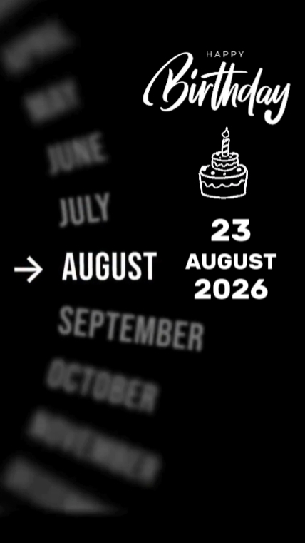 Hija de cumpleaños 23 de agosto