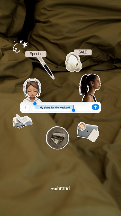 UI pesan iPhone