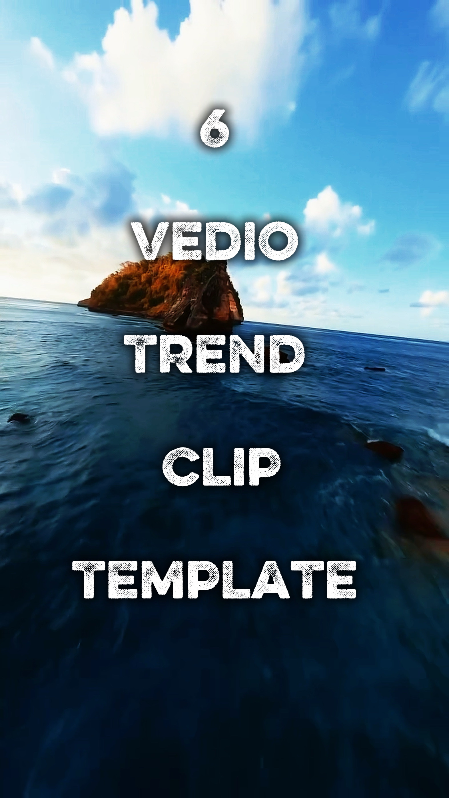 Modelo de tendência de 6 clipes